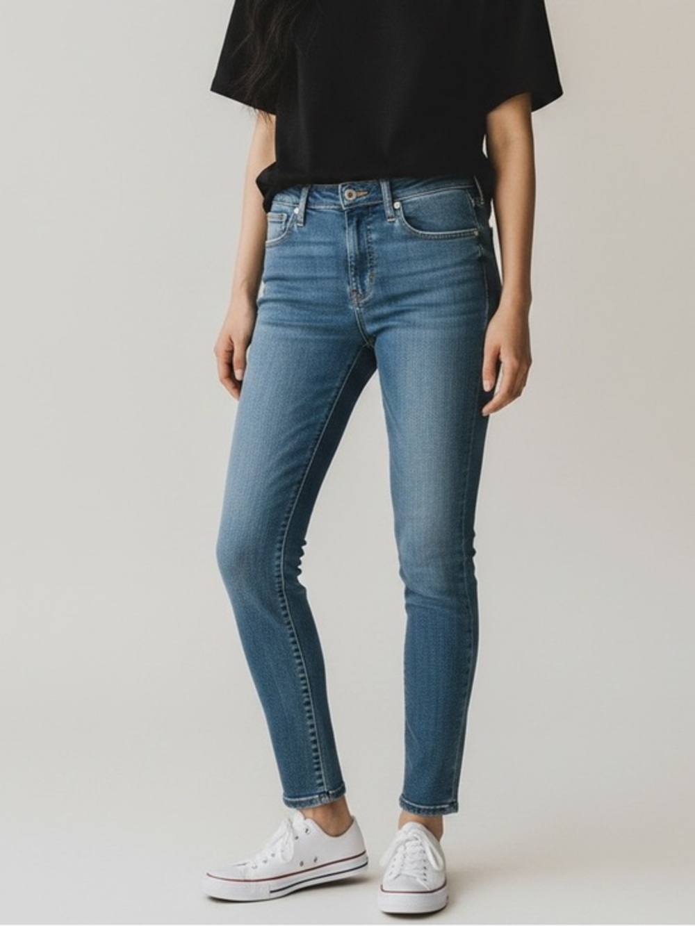 GAP Dark Wash Ankle Skinny Jeans - Blue